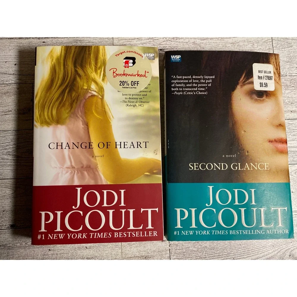 Jodi Picoult Bundle Change of Heart Second Glance 2003 2008 Trade Paperback FAIR